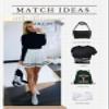 Avidlove Womens Pleated Skirt School Uniform Skirt Mini Skirt Pleated Cheer Skirt (White Medium) view 4