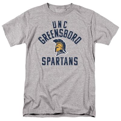 University of North Carolina Greensboro Official UNCG Logo Unisex Adult T-Shirt, Athletic Heather, 4X-Large