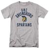University of North Carolina Greensboro Official UNCG Logo Unisex Adult T-Shirt, Athletic Heather, 4X-Large view 1