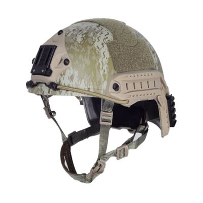 DLP Lightweight Tactical Bump Helmet - ImpaX Extreme Plus - High Cut OPS Core Military Combat Airsoft Helmet - Fast MICH ACH - Night Vision Mount & Accessory Bundle Included (Digital Desert)