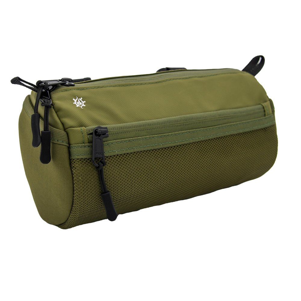Lumiere & Co. Bike Handlebar Bag Minimalist Design 3 Size options, Multiple Colors Clip Straps, Hook & Loop, Shoulder Strap