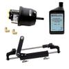 Uflex HYCO 1.1 Front Mount OB System up to 175HP - includes UP20 FM Helm, 2qts of Oil, UC95-OBF Cylinder view 1