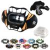 COOLLO SPORTS Lip Guard Mouthguard MAXX/Might Football and High Impact Sports Lip Protector for Adults & Youth (Strap Included) (Golden White Fangs -(One Layer), with Case (Adult 8+)) view 1