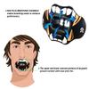 COOLLO SPORTS Lip Guard Mouthguard MAXX/Might Football and High Impact Sports Lip Protector for Adults & Youth (Strap Included) (Golden White Fangs -(One Layer), with Case (Adult 8+)) view 2