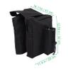 FAVOMOTO Large Capacity Bike Storage Bag Oxford Rear Frame Bag for Mountain Biking Durable Double Side Pannier for Cycling Essential Gear Organizer for Travel and Camping view 2