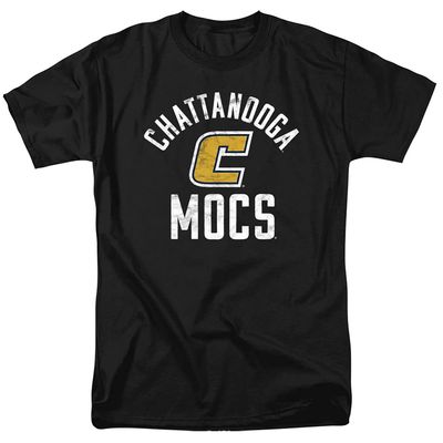 University of Tennessee at Chattanooga Official UTC Mocs Logo Unisex Adult T-Shirt, Black, 4X-Large