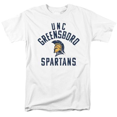University of North Carolina Greensboro Official UNCG Logo Unisex Adult T-Shirt, White, 5X-Large