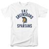 University of North Carolina Greensboro Official UNCG Logo Unisex Adult T-Shirt, White, 5X-Large view 1