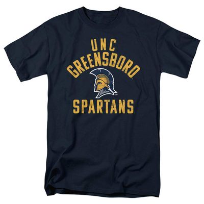 University of North Carolina Greensboro Official UNCG Logo Unisex Adult T-Shirt, Navy, 4X-Large