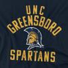 University of North Carolina Greensboro Official UNCG Logo Unisex Adult T-Shirt, Navy, 4X-Large view 2