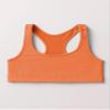 Kurve Girls Seamless Lightweight Racerback Sports Bra, Neon Orange, Age 4-8 view 2