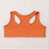 Kurve Girls Seamless Lightweight Racerback Sports Bra, Neon Orange, Age 4-8 view 3