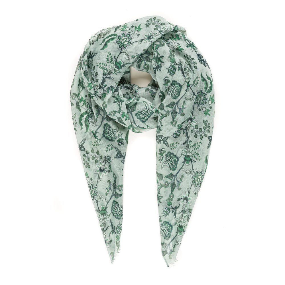 MELIFLUOS DESIGNED IN SPAIN Scarf for Women Lightweight Paisley Fashion for Summer Fall Scarves Shawl Wrap (NF145-10)