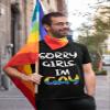 ALLNTRENDS Sorry Girls I'm Gay Shirt Pride t-Shirt LGBT Support Men's T Shirt (XL, Royal Blue) view 4