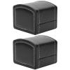 Cabilock 2pcs Elegant Watch Box Decorative Storage Cases for Watches and Jewelry Stylish Pu Material Protective Design for Display and Organization view 1