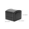 Cabilock 2pcs Elegant Watch Box Decorative Storage Cases for Watches and Jewelry Stylish Pu Material Protective Design for Display and Organization view 2
