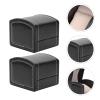 Cabilock 2pcs Elegant Watch Box Decorative Storage Cases for Watches and Jewelry Stylish Pu Material Protective Design for Display and Organization view 3