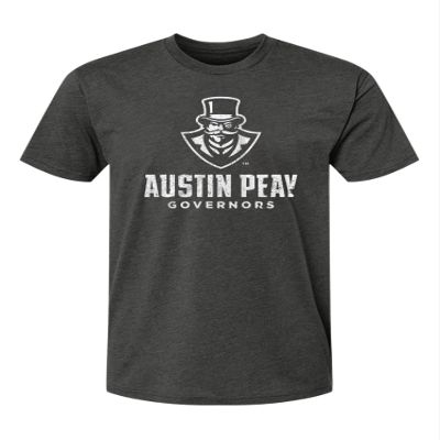 Austin Peay State University Apparel Governors Shirt Officially Licensed Premium Super Soft Heather Charcoal Grey T Shirt Comfy Tee for Men and Women (Small)