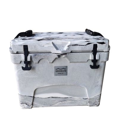 BKC 45L Gray Camo Rotomolded Insulated Cooler, 3 Day Ice Cooler, Ice Chest Great for Fishing, Boating, BBQ, Camping, Pincnic, and Other Outdoor Activities