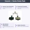 2 Pairs Bike Brake Pads Ceramic E-Bike for Avid Elixir-1-2-3-5-7-R-CR SRAM-DB-1-3-5-XX-XO-X7-X9 Trickstuff-Cleg-2, B8052E. The Bicycle Replacement Part for OEM Brakes for high Braking Power and quie view 2