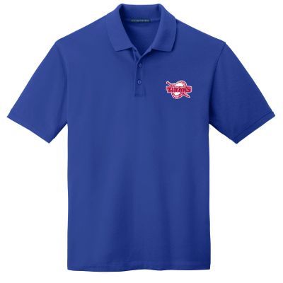 J2 Sport Detroit Mens Adult Polo  NCAA Collegiate Short Sleeve Polo Shirt Blue