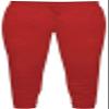 Badger Sport Athletic Fleece Women's Jogger Pant, Red, Small view 1