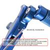 xxiaojun Compound Bow Aid Releaser and D Loop RopeAdjustable Can Rotate 360 Thumb Release Bow Aluminum Alloy AidsArchery Release Aids (4 Fingers - Bow Release -Blue) view 4