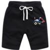 EISHOW 2-Pack Baby Boys Girls Shorts Cartoon Car Funny Print Short Pants Soft Cotton Shorts Clothes with Drawstring Pockets (Black,12-18 Months,12 Months,18 Months) view 1