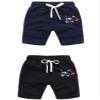 EISHOW 2-Pack Baby Boys Girls Shorts Cartoon Car Funny Print Short Pants Soft Cotton Shorts Clothes with Drawstring Pockets (Navy,3-4Y,3 Years,4 Years) view 2