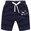 EISHOW 2-Pack Baby Boys Girls Shorts Cartoon Car Funny Print Short Pants Soft Cotton Shorts Clothes with Drawstring Pockets (Navy,18-24 Months,18 Months,24 Months) view 1