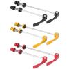 SJHY Bicycle Accessories 1 Pair Bicycle Quick Release Lever Steel+Aluminum Alloy Security Skewers Quick Release Lever Universal Suitable for Most Bike Bike Parts (Color : Red) view 3