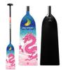Z&J SPORT IDBF Approved Full Carbon Fiber Dragon Boat Paddle, Graphic Paddle for Dragon Boat Competition view 1