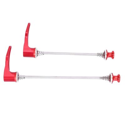 Bicycle Accessories Titanium Alloy Bicycle Quick Release Skewer Lever for Mountain Bike Road Bicycles 100/135mm Wheel Hub Quick Skewers Bike Parts (Color : Red Road Bicycles)