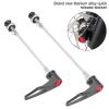 Bicycle Accessories Titanium Alloy Bicycle Quick Release Skewer Lever for Mountain Bike Road Bicycles 100/135mm Wheel Hub Quick Skewers Bike Parts (Color : Red Mountain Bike) view 4