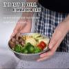 iBasingo Titanium Camping Bowl 174mm Deep Ultralight Backcountry Dining Bowl for Backpackers | 67g Fireproof Cookware | Boil Water Directly Over Flame (174x130x37mm) Ti1112T view 2
