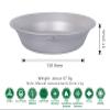 iBasingo Titanium Camping Bowl 174mm Deep Ultralight Backcountry Dining Bowl for Backpackers | 67g Fireproof Cookware | Boil Water Directly Over Flame (174x130x37mm) Ti1112T view 4