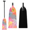Z&J SPORT Dragon Boat Paddle Full Carbon Fiber with T Handle, IDBF Approved Paddle with Graphics for Dragon Boat(MS01,52") view 1
