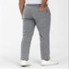 FASKUNOIE Men's Sherpa Lined Pants Warm Fleece Winter Cotton Sweatpants with Zipper Pockets view 2