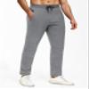 FASKUNOIE Men's Sherpa Lined Pants Warm Fleece Winter Cotton Sweatpants with Zipper Pockets view 3