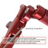 xxiaojun Compound Bow Aid Releaser and D Loop RopeAdjustable Can Rotate 360 Thumb Release Bow Aluminum Alloy AidsArchery Release Aids (4 Fingers - Bow Release -Red) view 4