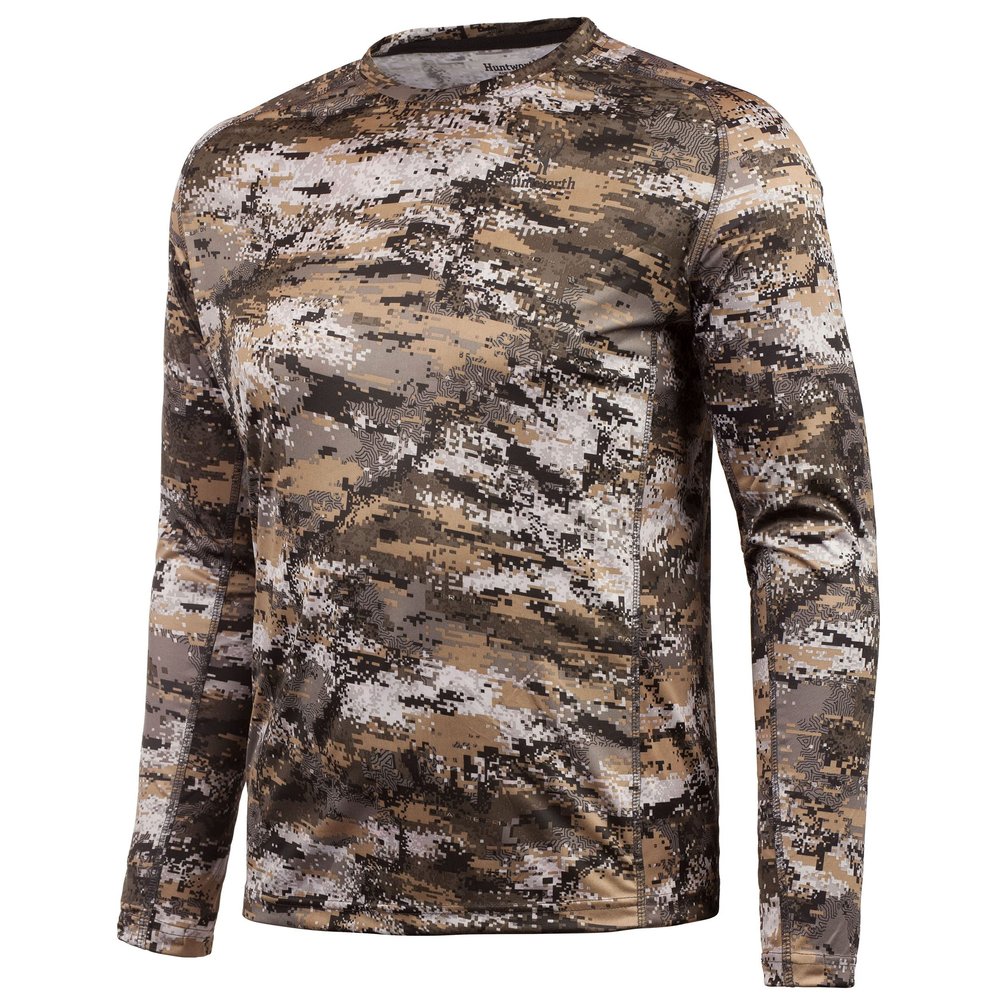 Huntworth Men's Fallon Light Weight Performance Long Sleeve Shirt (X-Large, Disruption)