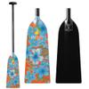 Z&J SPORT Dragon Boat Paddle Full Carbon Fiber with T Handle, IDBF Approved Paddle with Graphics for Dragon Boat(RA238,46") view 1