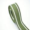 1.5'' Striped Webbing Soft Webbing Knit Tape Cotton Webbing Ribbon Trim 38mm Width Cotton Webbing for Dog Collar Bag Strap (2yards) (3 Yards) view 2
