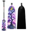 Z&J SPORT Dragon Boat Paddle Full Carbon Fiber with T Handle, IDBF Approved Paddle with Graphics for Dragon Boat(FY06,51") view 1