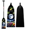 Z&J SPORT Dragon Boat Paddle Full Carbon Fiber with T Handle, IDBF Approved Paddle with Graphics for Dragon Boat (PL03,51") view 1