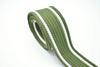 1.5'' Striped Webbing Soft Webbing Knit Tape Cotton Webbing Ribbon Trim 38mm Width Cotton Webbing for Dog Collar Bag Strap (2yards) (2 Yards) view 2