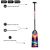 Z&J SPORT Dragon Boat Paddle Full Carbon Fiber with T Handle, IDBF Approved Paddle with Graphics for Dragon Boat (PL14,47") view 2