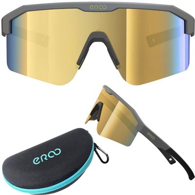 ER00 Eazyrun Polarized Small Baseball Sunglasses for Youth kids Women, Cycling Running MTB Softball Padel Beach Volleyball Sports F2