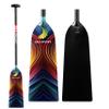 Z&J SPORT IDBF Approved Full Carbon Fiber Dragon Boat Paddle, Graphic Paddle for Dragon Boat Competition view 1