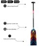 Z&J SPORT IDBF Approved Full Carbon Fiber Dragon Boat Paddle, Graphic Paddle for Dragon Boat Competition view 2